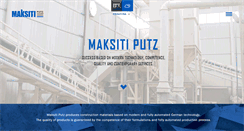 Desktop Screenshot of maksiti-putz.com