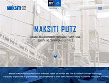 Tablet Screenshot of maksiti-putz.com